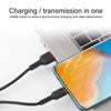 IVON CA81 8 Pin Fast Charging Data Cable, Length: 33cm (Black)