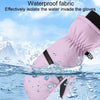 Winter Padded Ski Gloves Outdoor Windproof Warm Sports Gloves, Size: S(Light Purple)