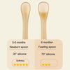 Baby Silicone Spoon Infant Silicone Feeding Spoon Soft Children Tableware, Specification: Without Box