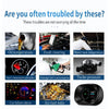 3.5" OBD2 GPS HUD Car Head-Up Display Speed RPM Fuel Alarm