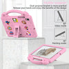 For Samsung Galaxy Tab A7 10.4 2020 T500/T505 Handle Kickstand Children EVA Shockproof Tablet Case(Pink)