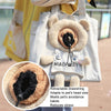 Canvas Pet Carrier Bag, Bear Khaki, For Cats & Small Dogs (Up to 6kg)
