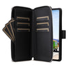 For Samsung Galaxy A53 5G Nine-card Slots Zipper Wallet Bag Leather Phone Case(Black)