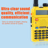 BAOFENG UV-5R Professional Dual Band Transceiver FM Two Way Radio Walkie Talkie Transmitter(Black)