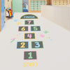 Digital Jumping Grid Game Floor Paste Preschool Ground Decoration For Children(zsz2895)