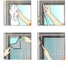 Fly Bug  Mosquito Net Door Window Net Netting Mesh Screen Curtain Protector Flyscreen Insect DIY, Size:1.3x1.5m(White)