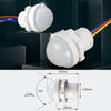 Infrared Human Body Sensor Switch Module Ceiling Downlight, Specification: AC110-240V Long Line