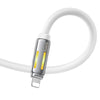 hoco U136 USB-C / Type-C to 8 Pin Prize PD Charging Data Cable, Length:1.2m(White)