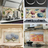 Self-Adhesive Heat-Resistant Oil-Proof Stickers Household Kitchen Stove Tile Wall Stickers, Specification: LZ-018(40x80cm)