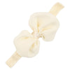 2 PCS Baby Headband Ribbon Chiffon Bow Children Hair Band Headwear(Beige)