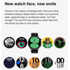 DT4 1.36 inch Silicone Watchband Color Screen Smart Watch(Black)
