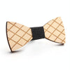 Wooden Bow Tie Men Handmade Bow Tie, Color: Large Mesh
