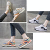 LY-982 Breathable and Comfortable Running Shoes PU Stitching Mesh Casual Shoes, Size: 39(Beige)