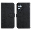 For Samsung Galaxy A56 5G Skin Feel Butterfly Embossed Flip Leather Phone Case(Black)