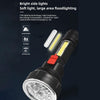 USB Rechargeable 9 LED Portable Flashlight