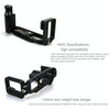 FITTEST FLS-RX1 Vertical Shoot Quick Release L Plate Bracket Base Holder for Sony RX1 (Black)