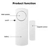 YL-333 Wireless Door Window Entry Safety Security Alarm(White)