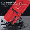 For Samsung Galaxy S24 FE 5G Sliding Camshield Magnetic Card Holder Silicone Phone Case(Red)