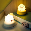 Children Cute Pet USB Pat Sensor Bedside Light(Bear)