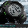 SKMEI 1068 Men Waterproof Outdoor Sports Digital Watch Student Fashion Watch(Titanium)