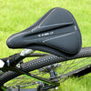 Wheel Up Bicycle Silicone Cushion Cover Mountain Bike Thickening GEL Saddle Cover Riding Equipment(Large)