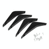 4 PCS Car Modified ABS Rear Wing Side Spoiler Lip for Chevrolet Corvette