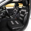 Car Vest Style Double Front Seat Interior Seat Cover(Gray)