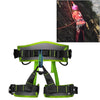 XINDA XDA9516 Outdoor Rock Climbing Polyester High-strength Wire Adjustable Downhill Whole Body Safety Belt(Green)