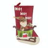 CX20228 Santa Claus Pattern Christmas Sock Gift Bag Christmas Tree Pendant Decoration