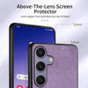 For Samsung Galaxy S25+ 5G Retro Skin-feel Ring Card Wallet Phone Case(Purple)