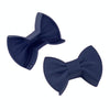 1 Pair Bowknot Silicone Insulation Clip Creative Kitchen Practical Gadgets(Dark Blue)