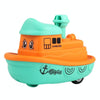Children Toy Press Cartoon Inertia Car Baby Educational Toy Car Gift, Color: Ship Orange