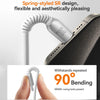 JOYROOM S-A51 Cutting-Edge Series 3A Fast Charging Data Cable, Type-C to 8 Pin Cable, Length: 1.2m(Light Gray)