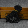 1 Pack of 990pcs Clothing Tag Rope CottonUniversal Plastic Square Hanging Tablets(Black)