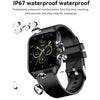 T19 Pro 1.96 inch IP67 Waterproof Silicone Band Smart Watch, Supports Dual-mode Bluetooth Call / Heart Rate Monitoring(Black)