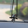 2 PCS Car Pendant Car Decoration Cat Pendant(Branches Cat)