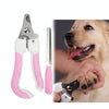Small Pet Nail Clipper Set, Pink, Stainless Steel, with File