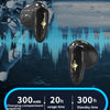 TWS Wireless Bluetooth Headset In-ear Space Capsule Gaming Headset(Transparent Black)