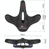 WEST BIKING YP1602797 Bicycle Hollow Seat Night Riding With Warning Tail Light Seat(Black Goose)