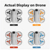 For DJI Neo Sunnylife 2016S Drone Color 3-Blade Propeller, Quantity:2 pairs(Red)
