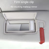 Car Eyeglasses Storage Clip Automobile Sun Visor Sunglasses Carrying Holder(Beige)