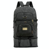 LIJIEBAO Outdoor Shoulder Bag Canvas Durable Travel Backpack Men Retro Casual Computer Bag(Dark Grey)