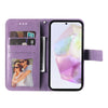 For Samsung Galaxy A36 5G / A56 5G Seven-petal Flowers Embossing Leather Phone Case(Light Purple)