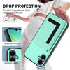 For Samsung Galaxy A04 CX01 Detachable Magsafe Magnetic Card Bag Phone Case(Mint Green)