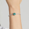 S925 Sterling Silver Lucky Clover Beads DIY Bracelet Necklace Accessories