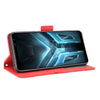 For Asus ROG Phone 3 ZS661KS Wallet Style Skin Feel Calf Pattern Leather Case with Separate Card Slot(Red)