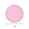 2 PCS Car Diamond Anti-skid Soft Rubber Water Cup Mat(Pink)