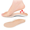 1 Pair 069 Sports Lightweight Breathable Shockproof Arch Of Foot Support Full Insole Shoe-pad, Size:L(Apricot)