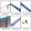 Carbon Short Section Fishing Rod Short Section Positioning Handle Rod, Length: 4.5m(Yellow)