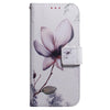 For Realme 13+ Global Coloured Drawing Flip Leather Phone Case(Magnolia)